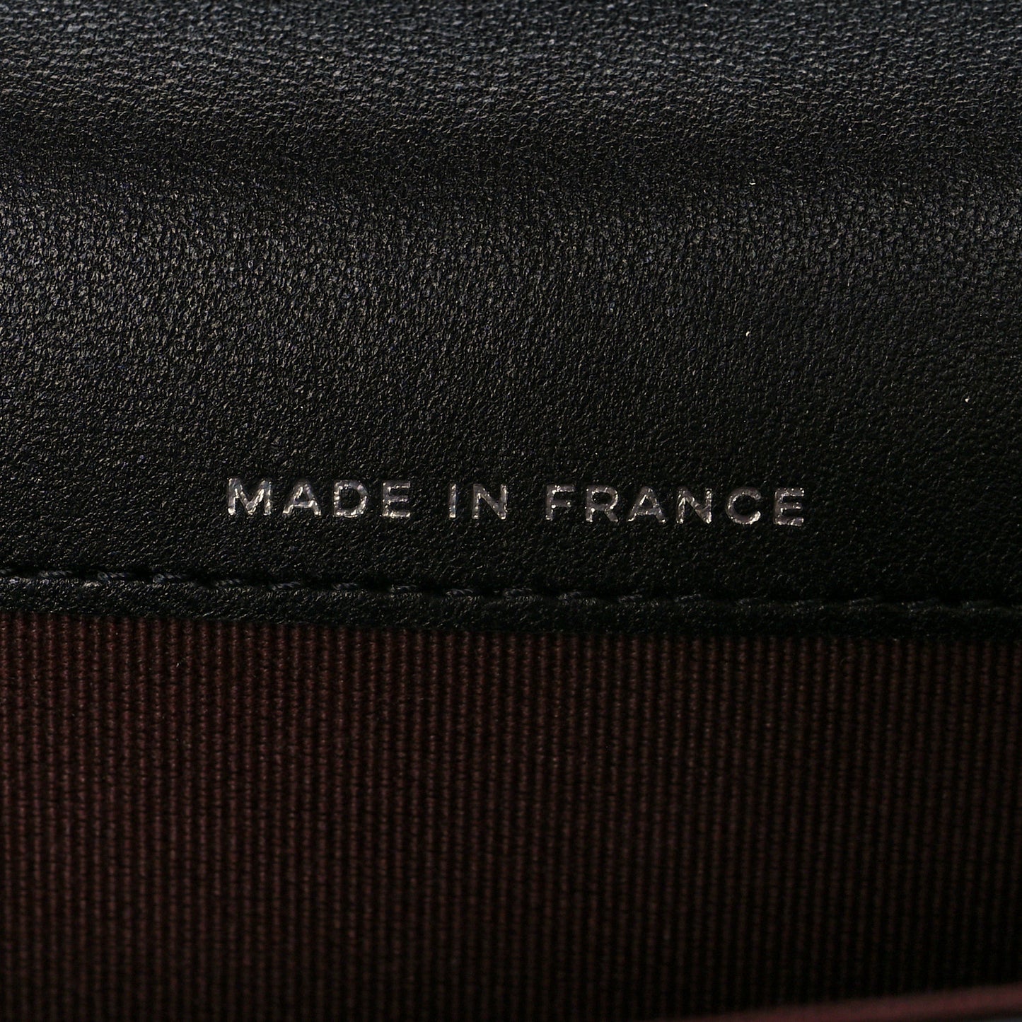 Lambskin Quilted Flap Card Holder Wallet Black