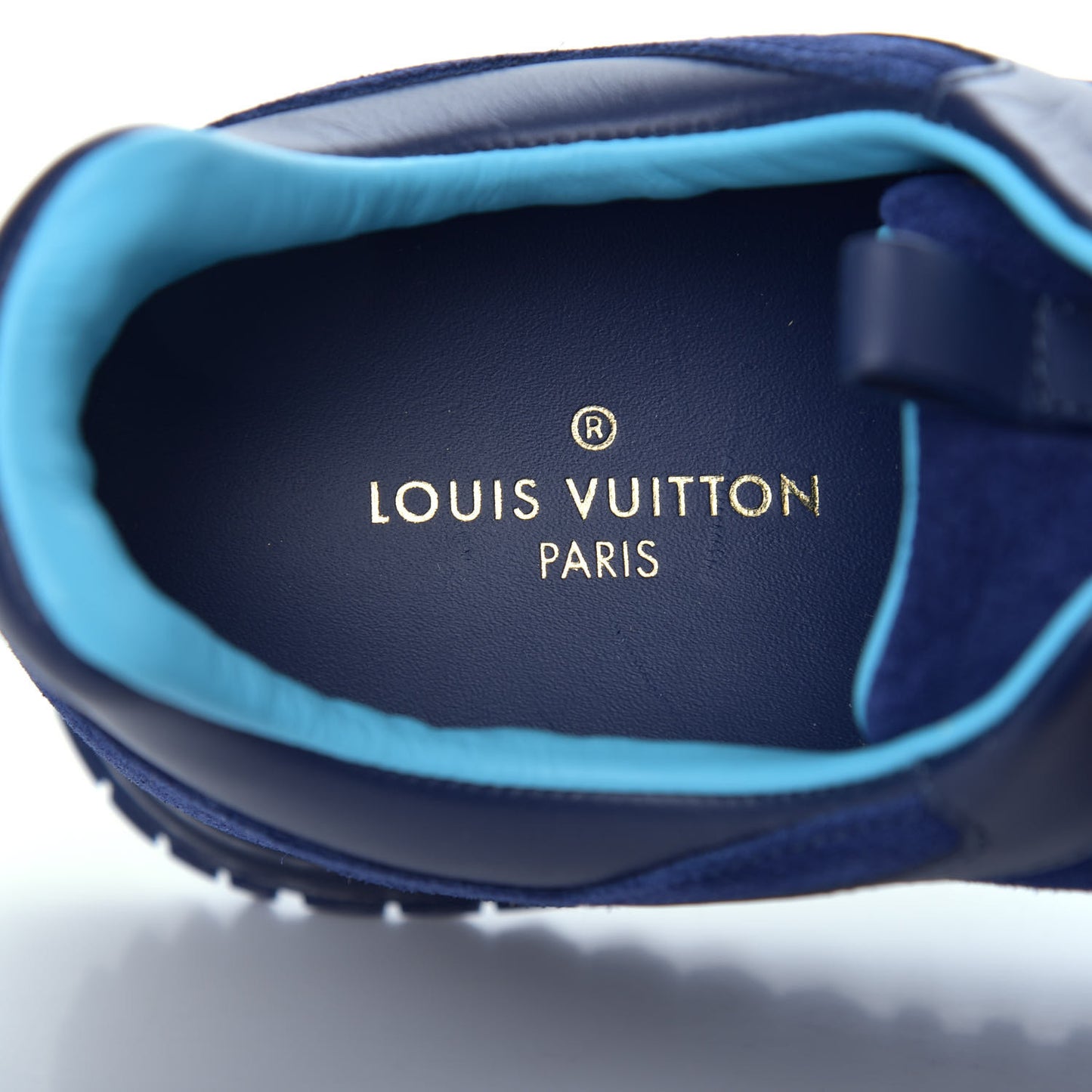 Suede Run Away Sneakers 36.5 Blue