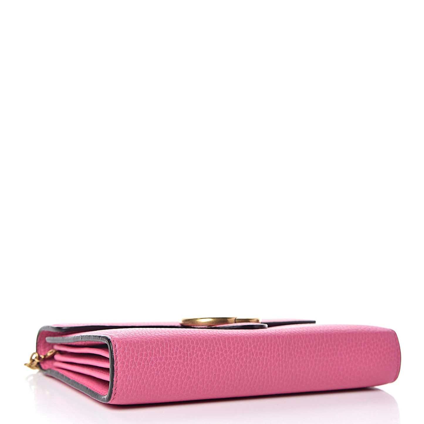 Cellarius Calfskin GG Marmont Chain Wallet Pink Tropical Flower