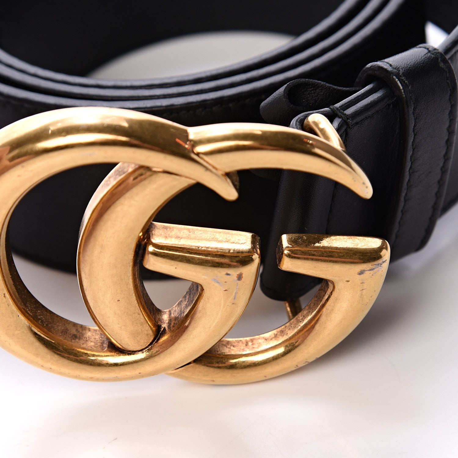 Gucci Calfskin Double G 40mm Belt 90 36 Black 6 of 7