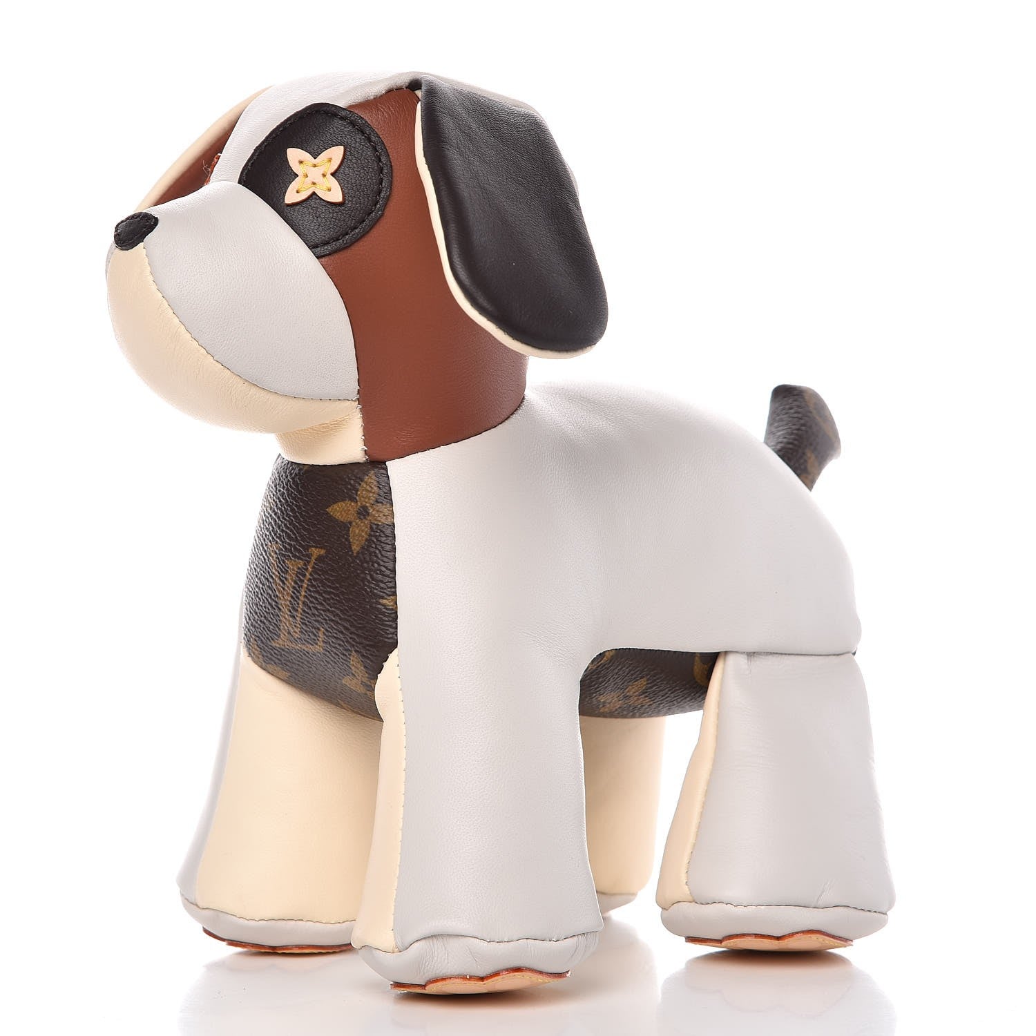 Louis Vuitton Calfskin Monogram Doudou Oscar Dog Beige 1 of 11