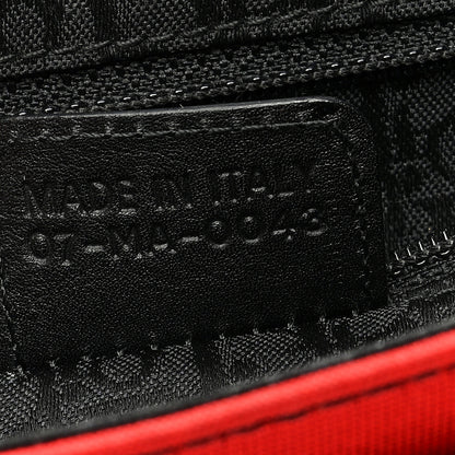 Christian Dior Silk Jersey Crystal Hardcore Clutch Red 8 of 13