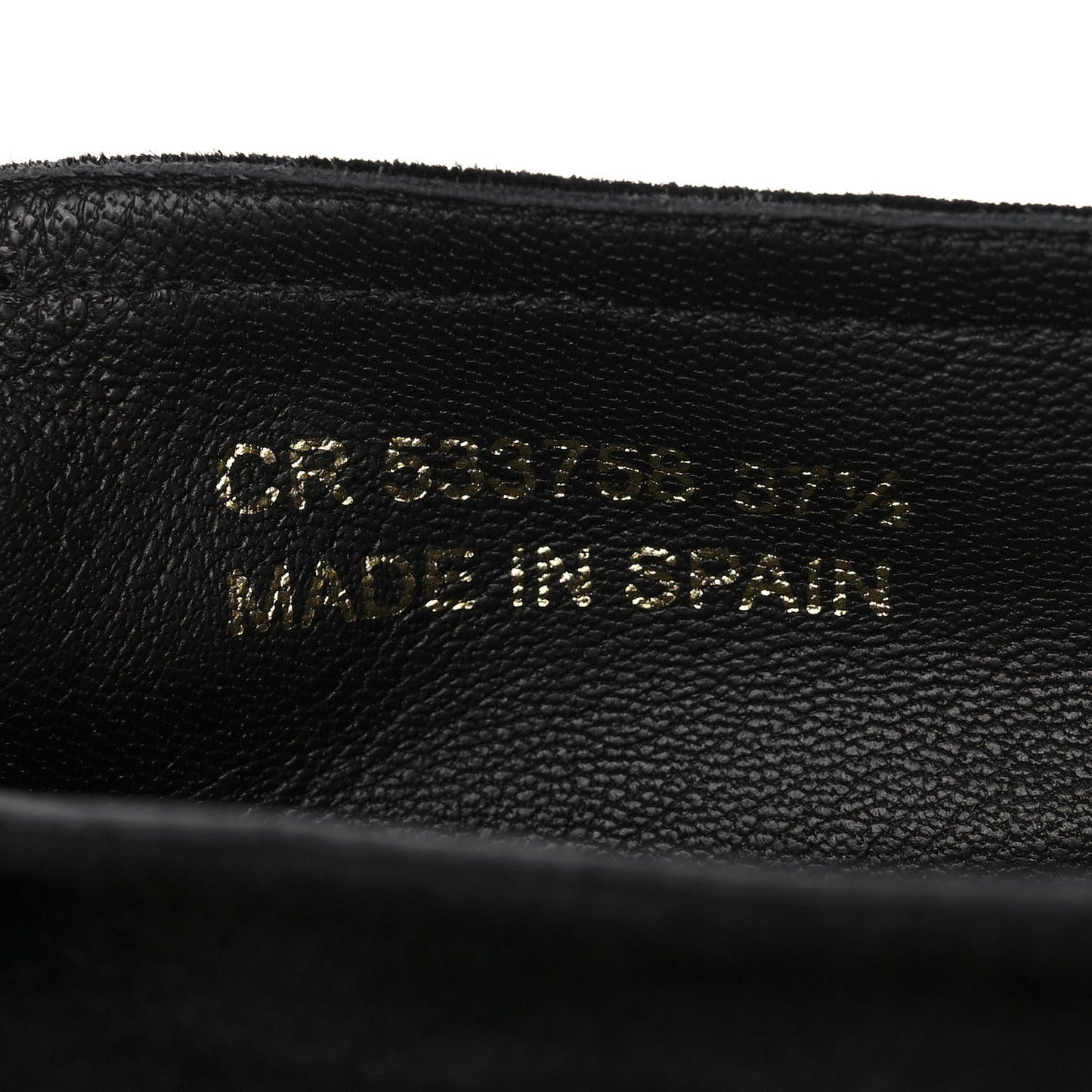 Suede Monogram Espadrilles 37.5 Black