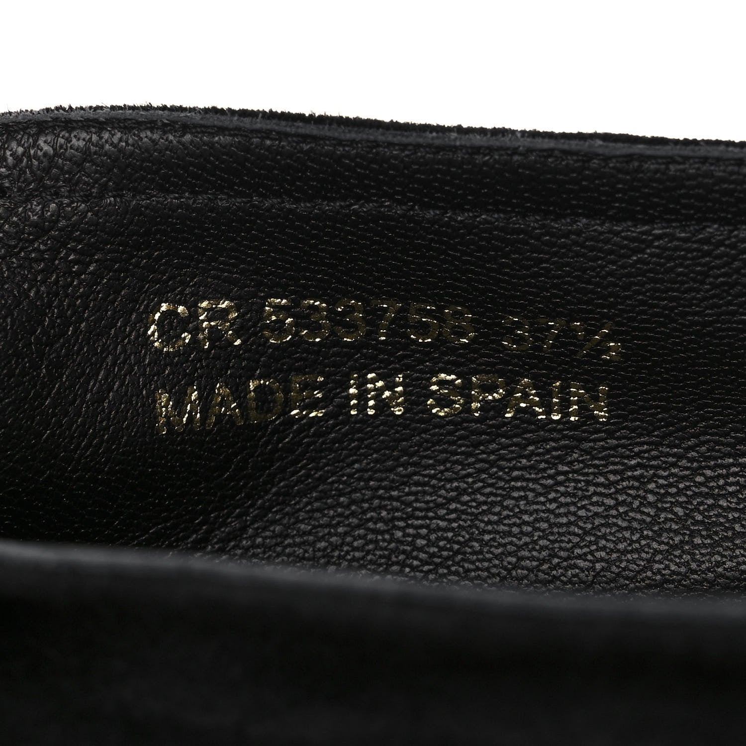Saint Laurent Suede Monogram Espadrilles 37.5 Black 8 of 8