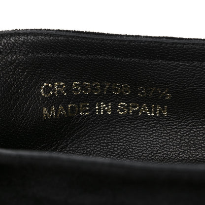 Saint Laurent Suede Monogram Espadrilles 37.5 Black 8 of 8