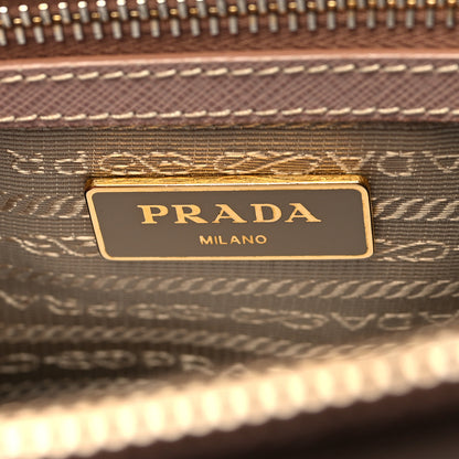 Prada Saffiano Small Galleria Double Zip Tote Cammeo 6 of 9