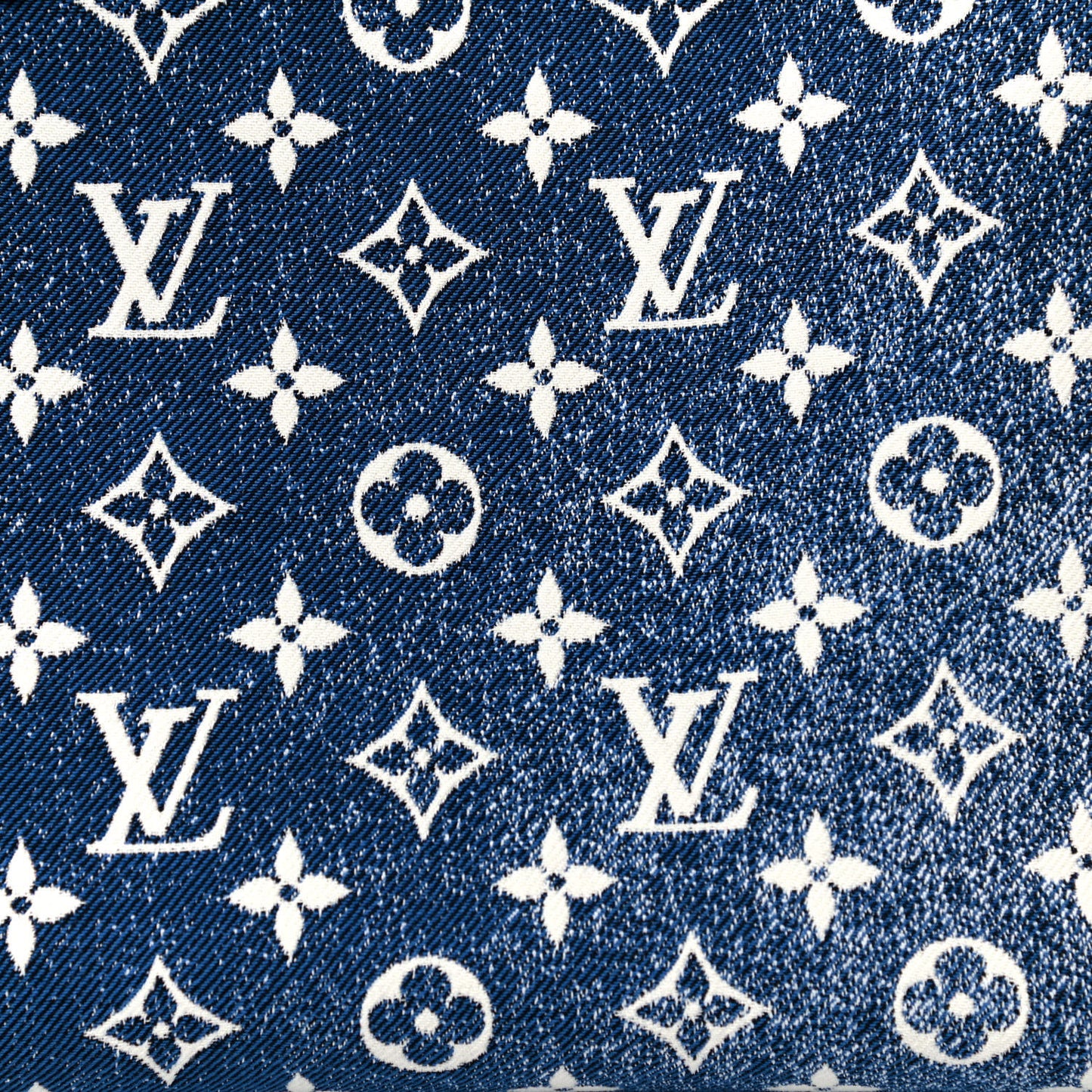 Monogram Jacquard Denim Onthego MM Bleu