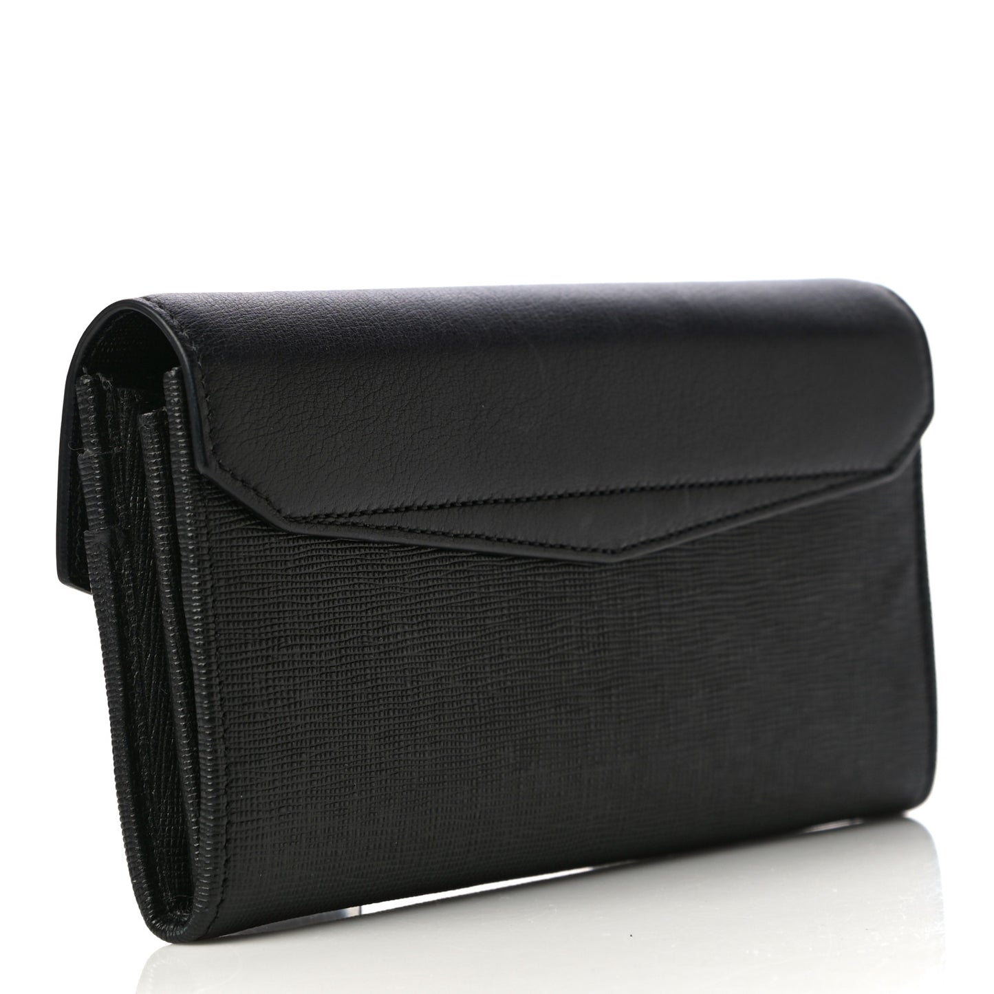 Vitello Elite Flamingo 2Jours Continental Wallet Black