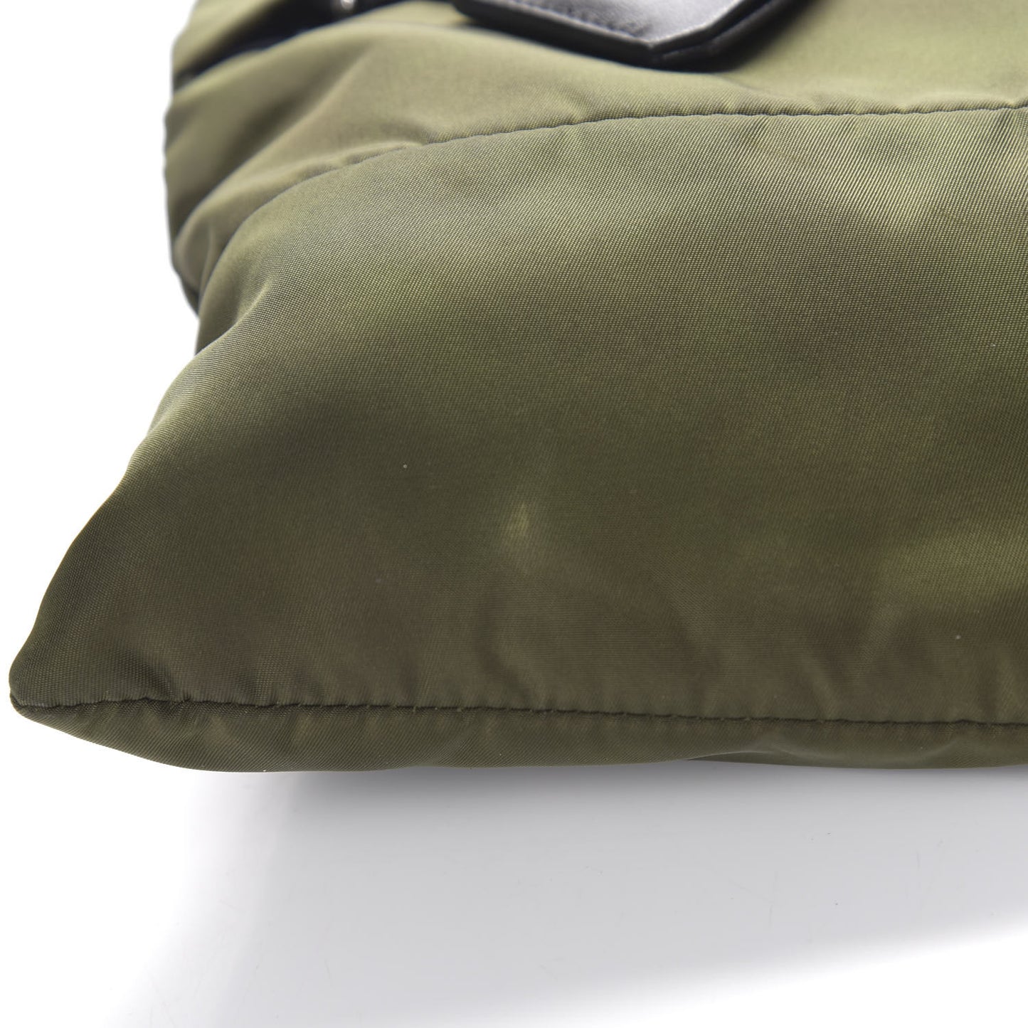 Tessuto Nylon Flat Messenger Bag Militare