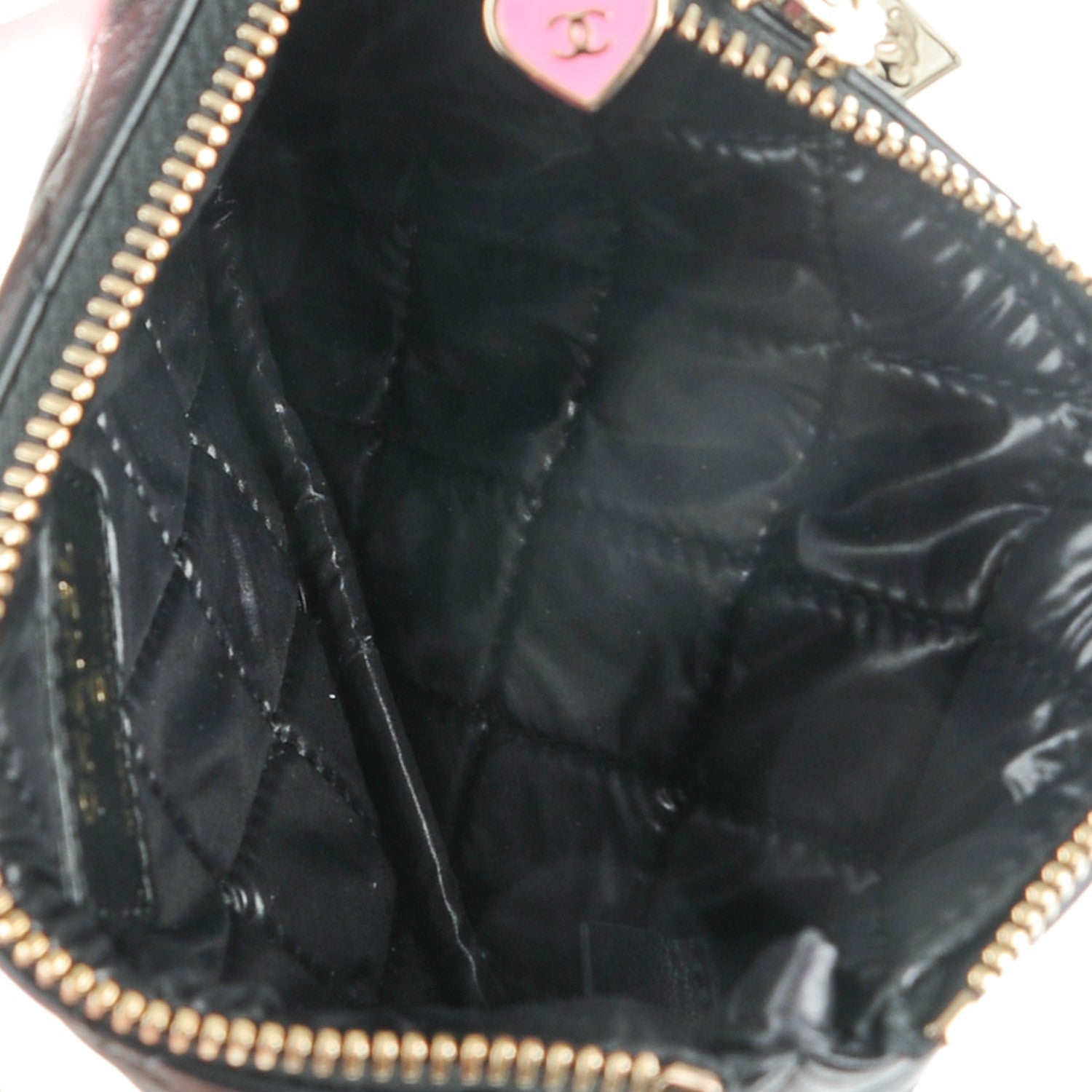 Chanel Lambskin Quilted Casino Coin Purse Black 5 of 7