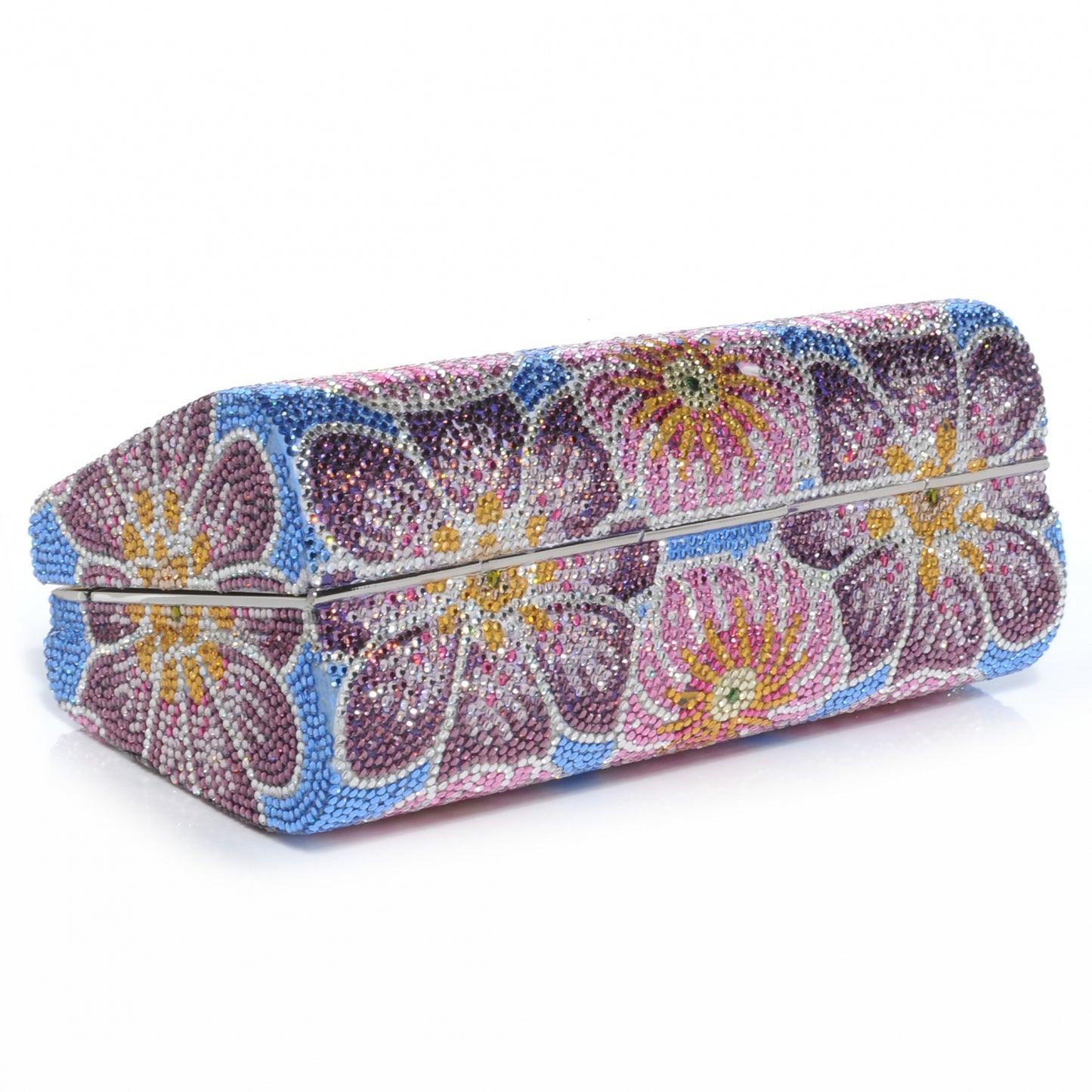 Crystal Floral Evening Clutch Bag