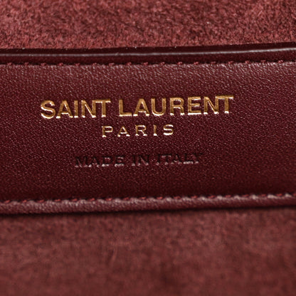 Saint Laurent Calfskin Medium Rive Gauche Cabas Amaranto 6 of 12