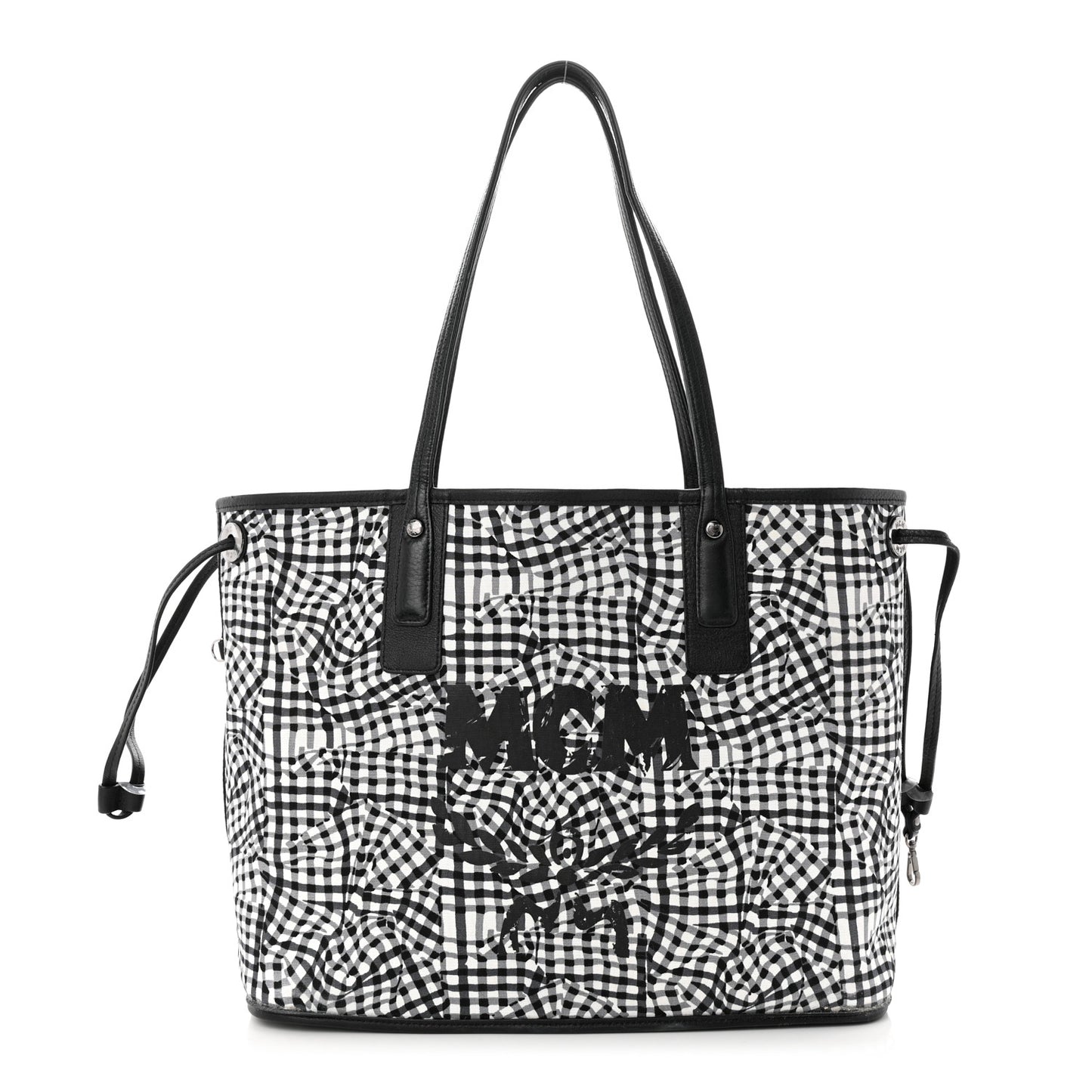Visetos Medium Liz Reversible Shopper Tote Black