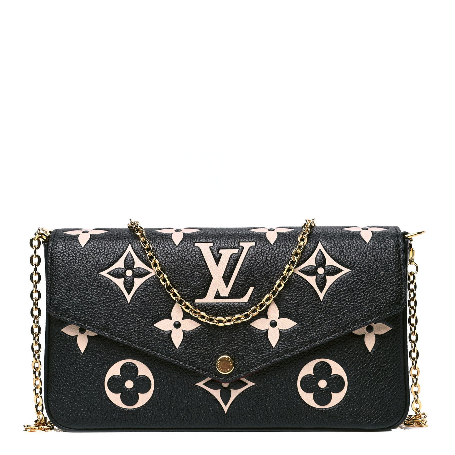 Empreinte Monogram Giant Felicie Pochette Black Beige