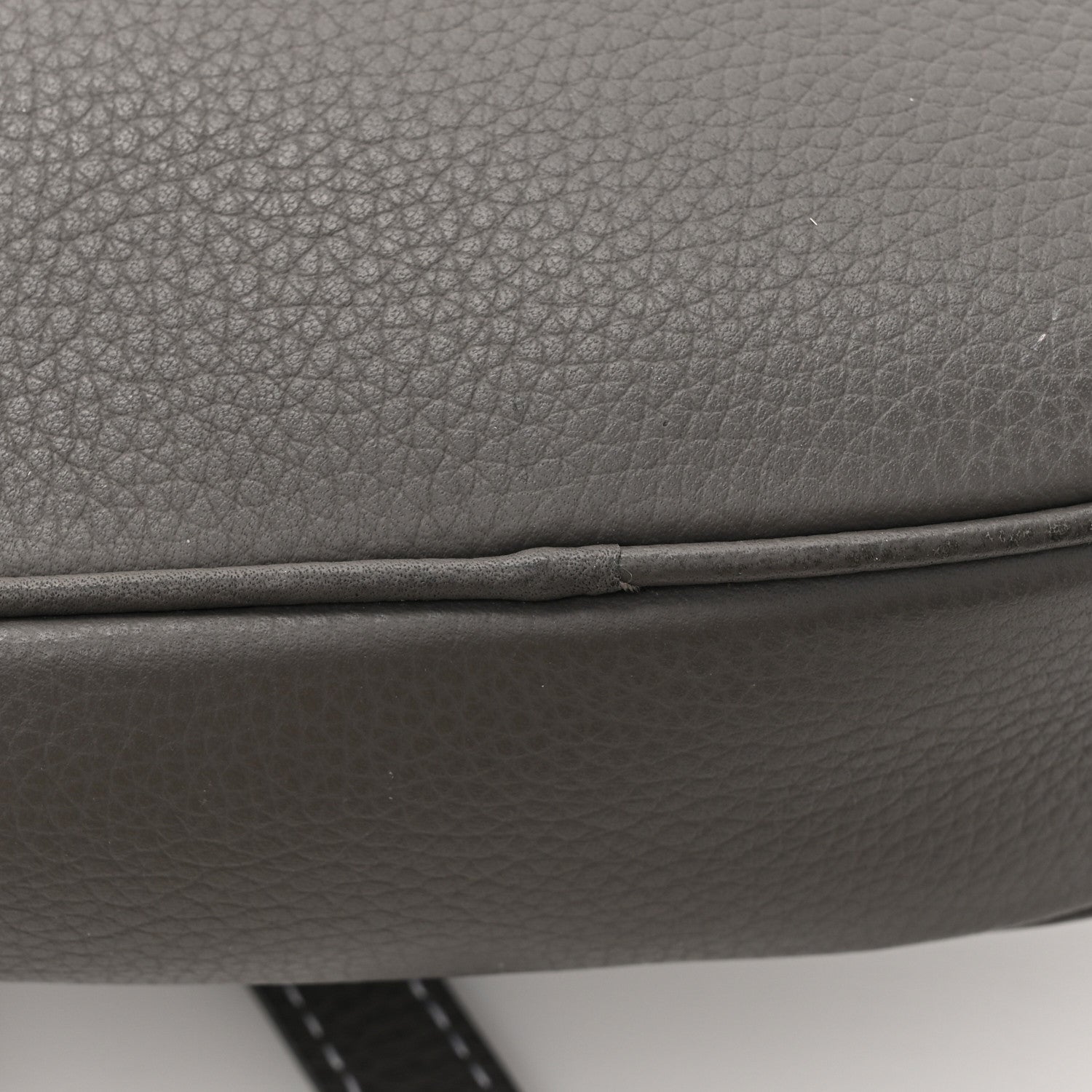 Christian Dior Grained Calfskin Kim Jones Saddle Bag Grey 14 of 14