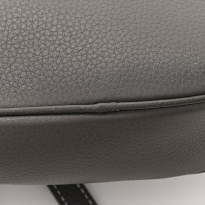 Christian Dior Grained Calfskin Kim Jones Saddle Bag Grey 14 of 14
