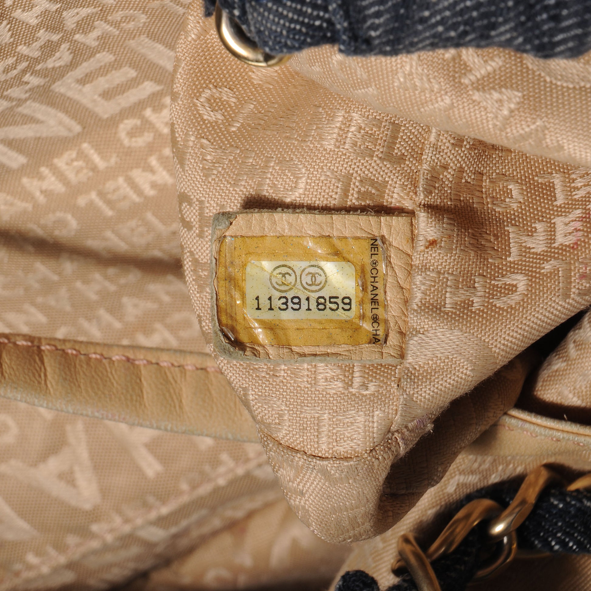 Chanel Denim Coco Cabas Tote 7 of 8