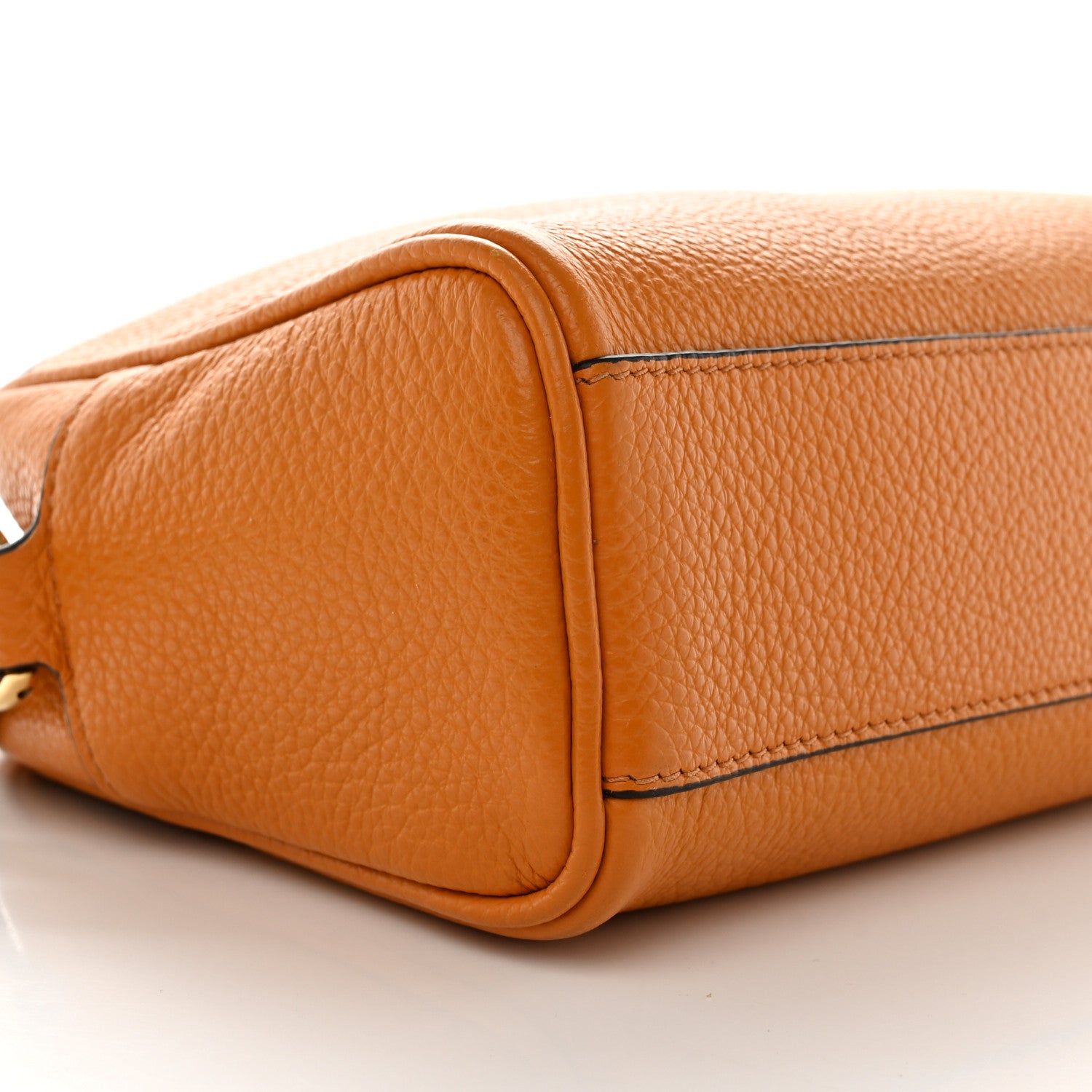 Salvatore Ferragamo Calfskin Travel Camera Crossbody Bag Olivello 10 of 12