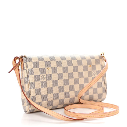 Louis Vuitton Damier Azur Favorite MM 3 of 11
