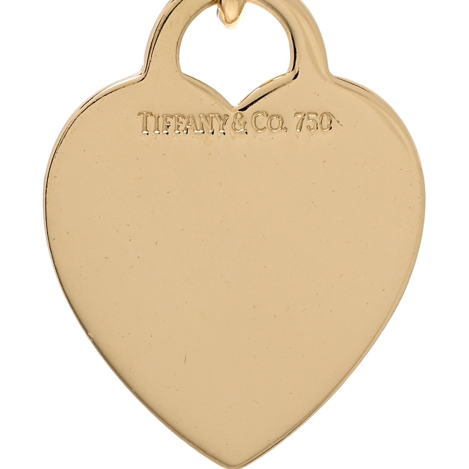 Tiffany 18K Yellow Gold Heart Tag Charm Bracelet 3 of 3