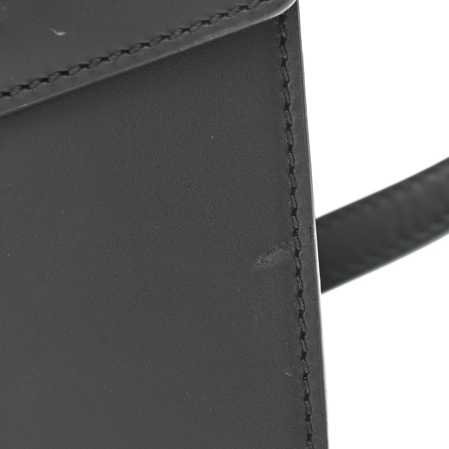 Calfskin Mini Sylvie Top Handle Bag Black