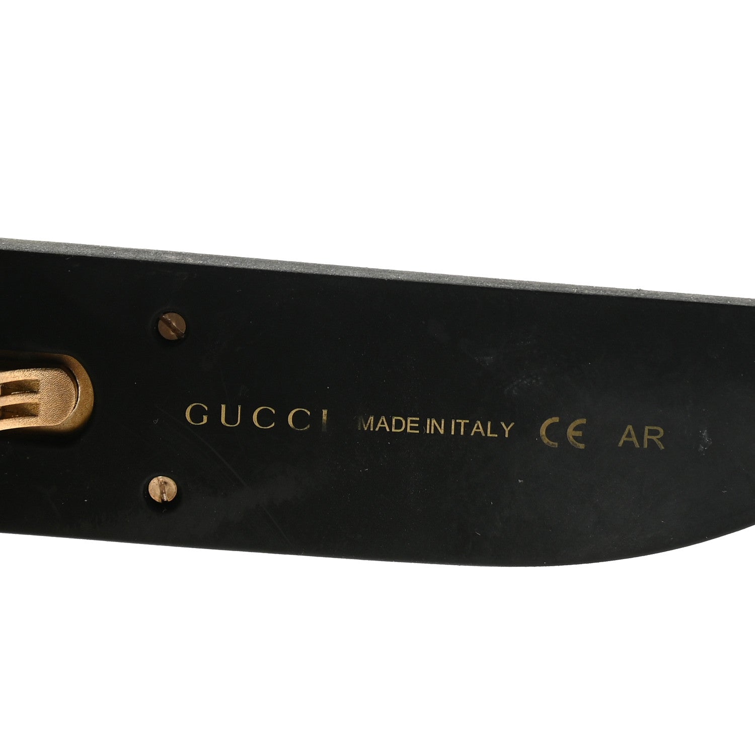 Gucci Square Frame GG0102S Sunglasses Glitter Gold Multi 7 of 8