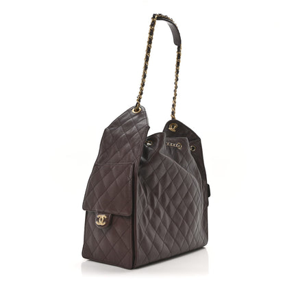 Chanel Caviar Quilted Medium Chanel 25 Handbag Dark Brown 4 of 11