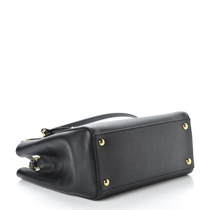 Fendi Vitello Elite Petite 2Jours Tote Black 4 of 10