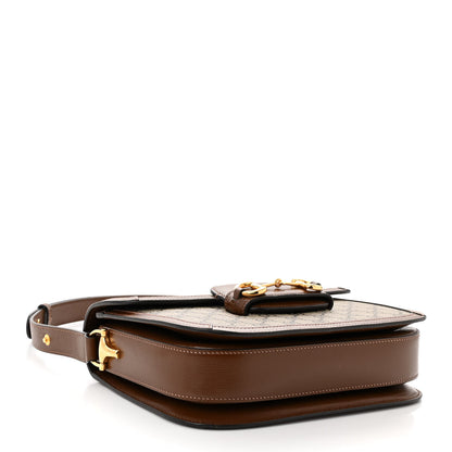 Gucci GG Supreme Monogram Horsebit 1955 Shoulder Bag Beige Brown Sugar 4 of 10