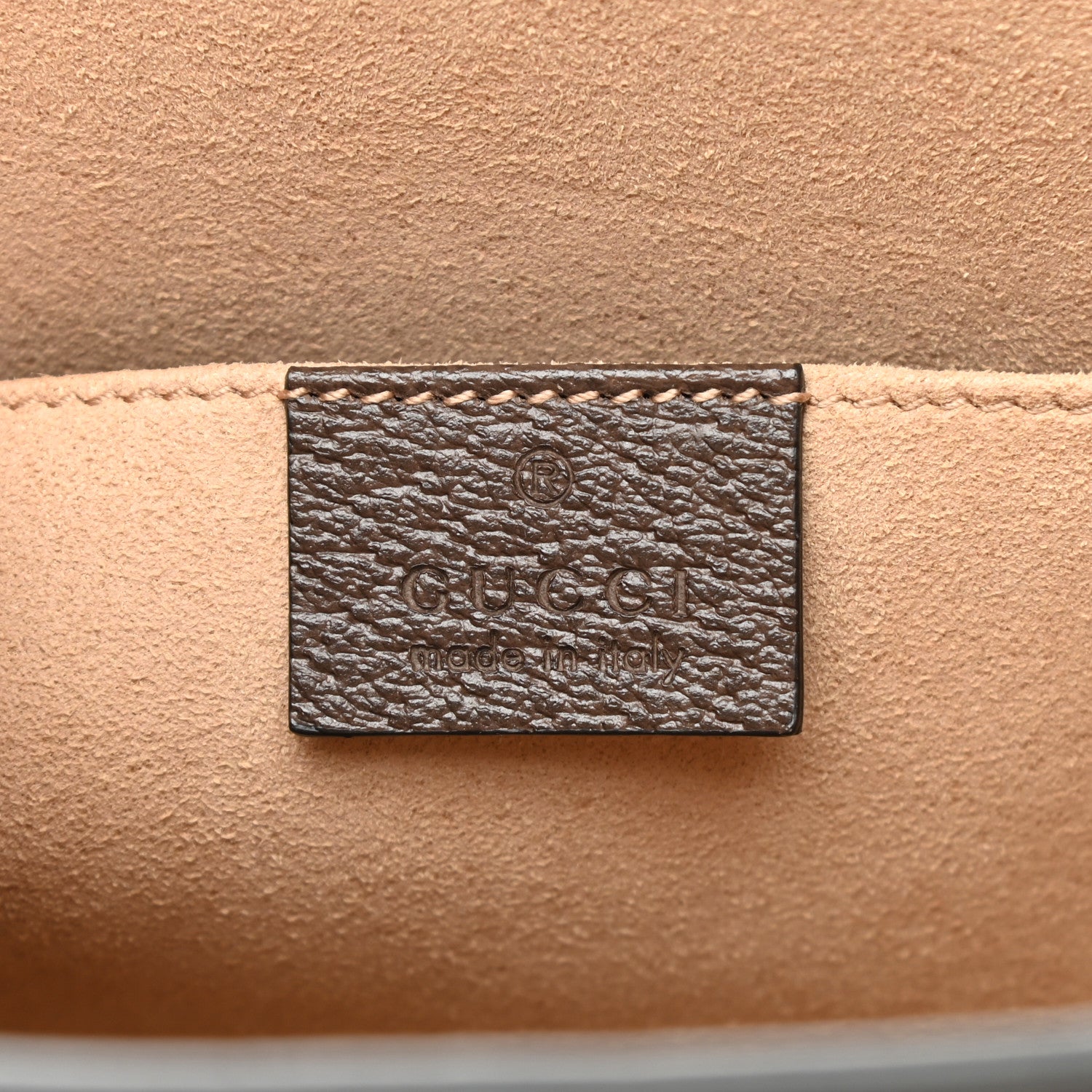 Gucci GG Supreme Monogram Web Ophidia Pouch Brown 6 of 7