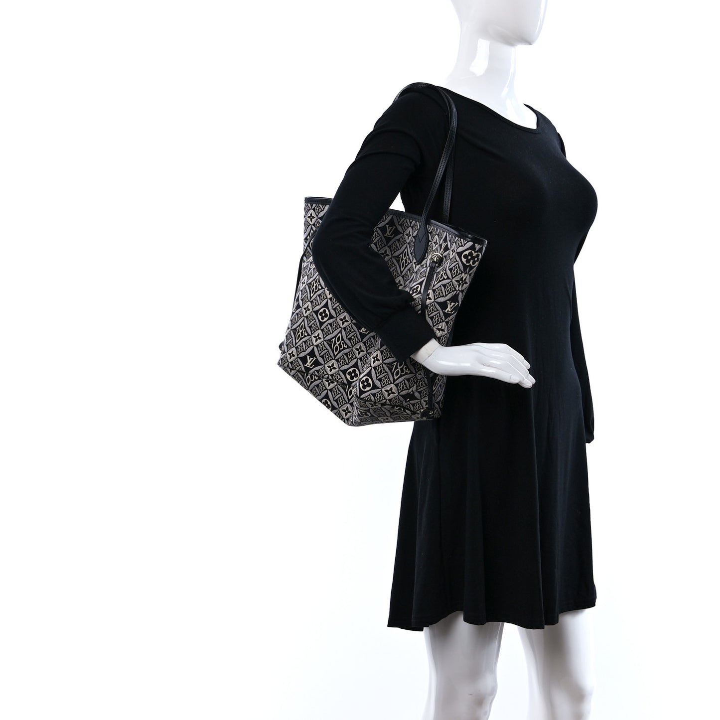 Jacquard Since 1854 Neverfull MM Grey