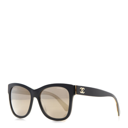 Chanel Acetate Square CC Sunglasses 5380 Black 1 of 8