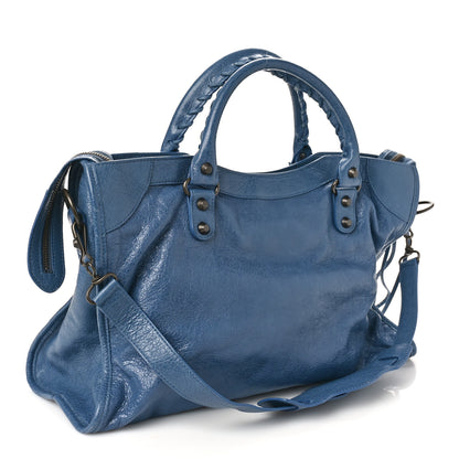 Balenciaga Agneau Classic Hardware City Bleu Persan 3 of 9