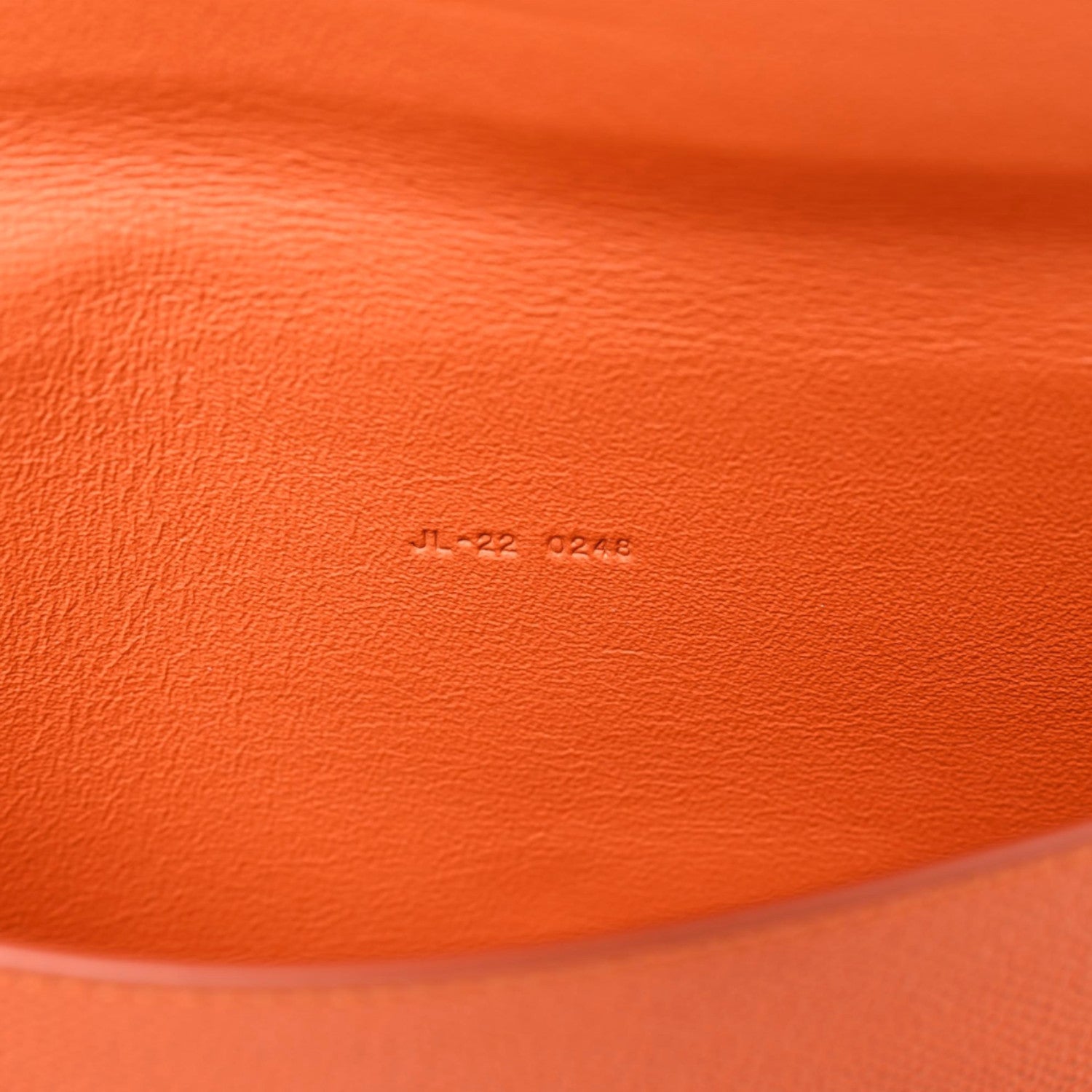 Salvatore Ferragamo Printed Calfskin Gancio Envelope Clutch Orange 10 of 10