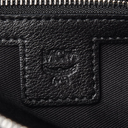 MCM Calfskin Ottomar Monogram Essential Hobo Black 8 of 9