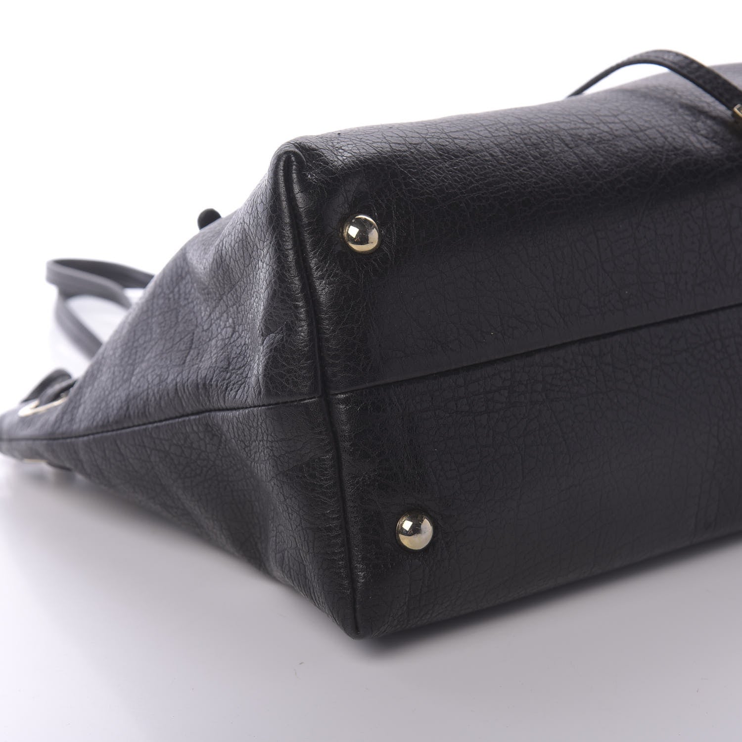 Jimmy Choo Grainy Calfskin Small Rhea Tote Black 5 of 11