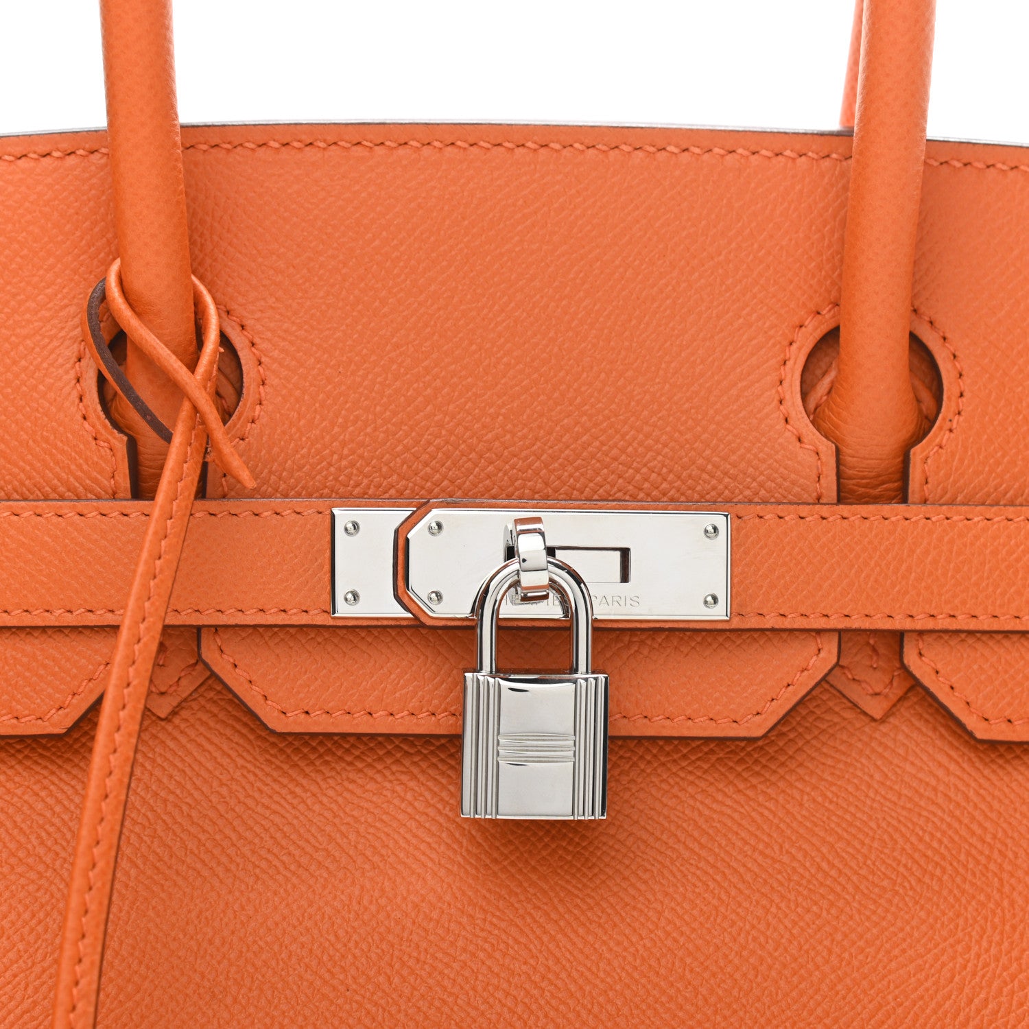 Hermes Epsom Birkin 30 Orange 8 of 10