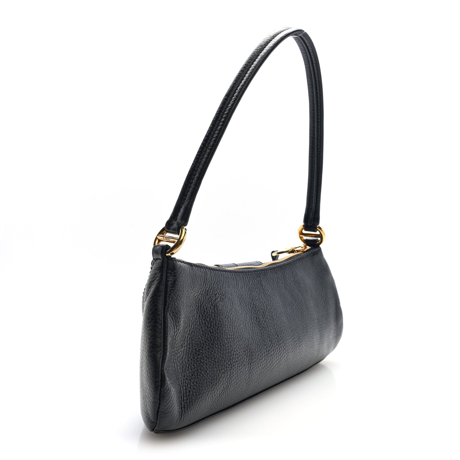 Chloe Grained Calfskin The 99 Shoulder Bag Black 3 of 9