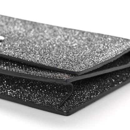 Jimmy Choo Glitter Florence Wallet on Chain Anthracite 8 of 11