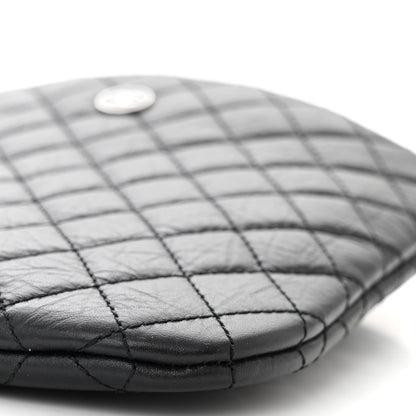 Chanel Aged Calfskin Quilted Crossbody Bag Black 10 of 10