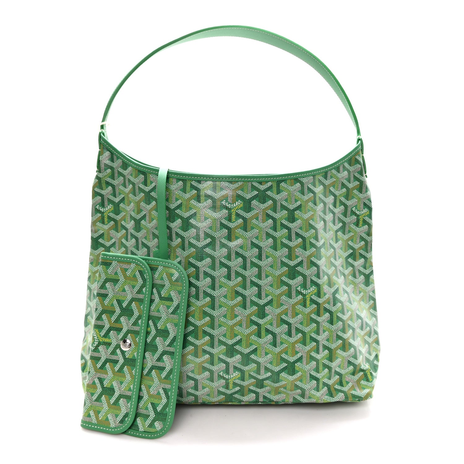 Goyard Goyardine Boheme Hobo Meadow Green 3 of 11