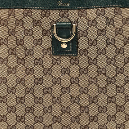 Gucci Monogram Large Abbey Tote Green 8 of 13