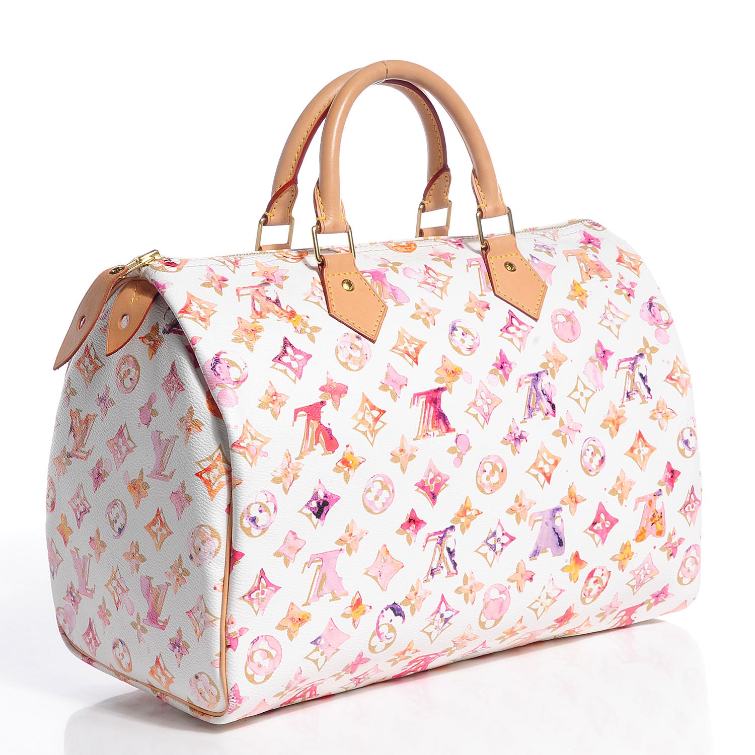 Louis Vuitton Watercolor Aquarelle Speedy 35 White 3 of 7