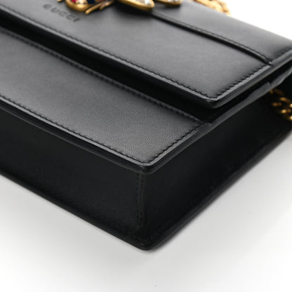 Gucci Calfskin Queen Margaret Chain Wallet Black 6 of 11