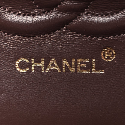 Chanel Lambskin Quilted Medium Double Flap Black 6 of 9