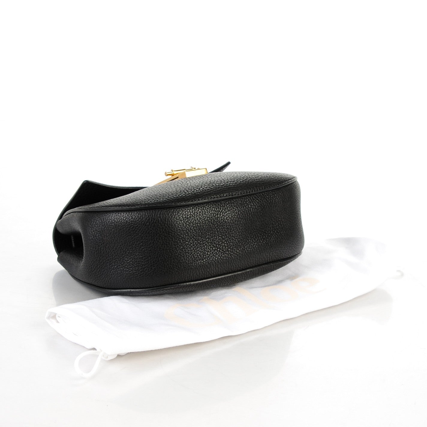 Chloe Grained Lambskin Drew Shoulder Bag Black 4 of 7