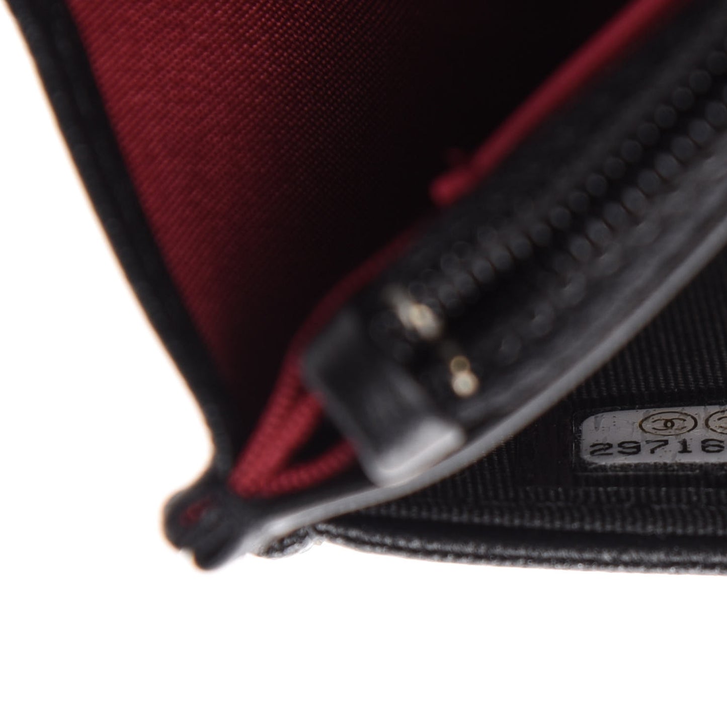 Shiny Goatskin Quilted Chanel 19 Wallet On Chain WOC Black