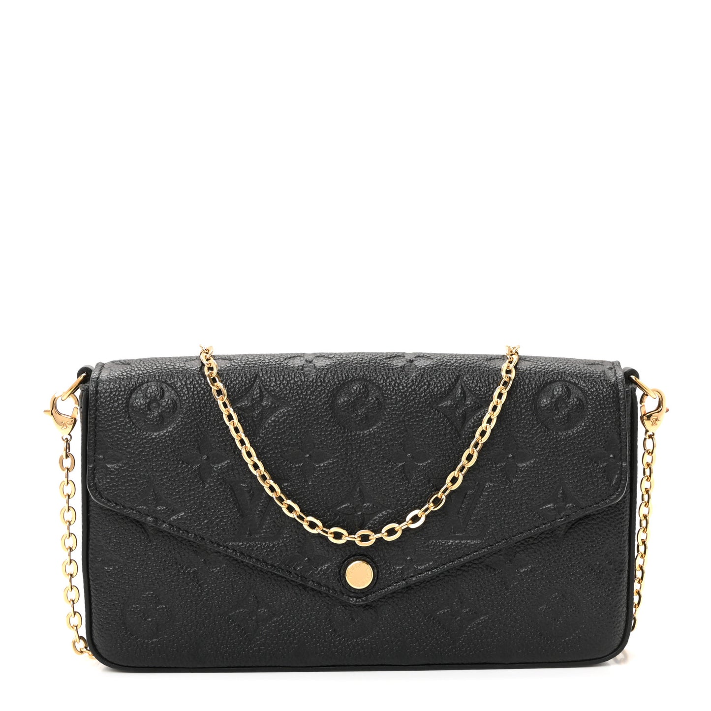 Empreinte Pochette Felicie Chain Wallet Black