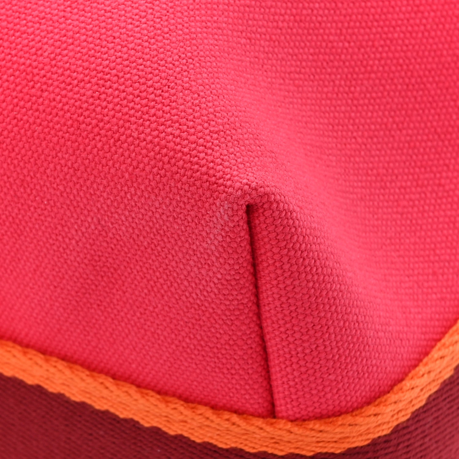 Hermes Canvas Small Bride-A-Brac Pouch Hibiscus 8 of 9