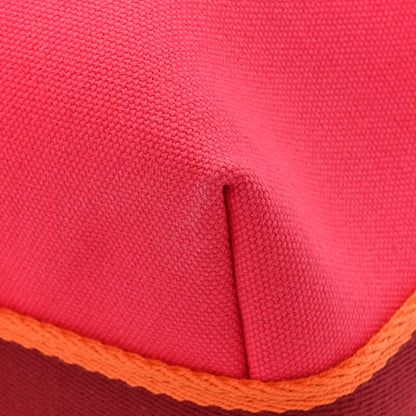 Hermes Canvas Small Bride-A-Brac Pouch Hibiscus 8 of 9